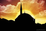 mosque silhouette by grafikerkartal