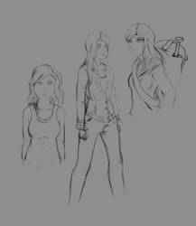 Anemia/Leukemia Sketches - The Blondies