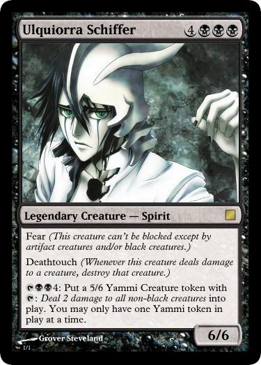 bleach mtg cards Iceringer S-587 Soul Battle Bandai Japanese Rare TCG From Japan Loot is still just a kid. Ulquiorra MtG Card by ichimaru321