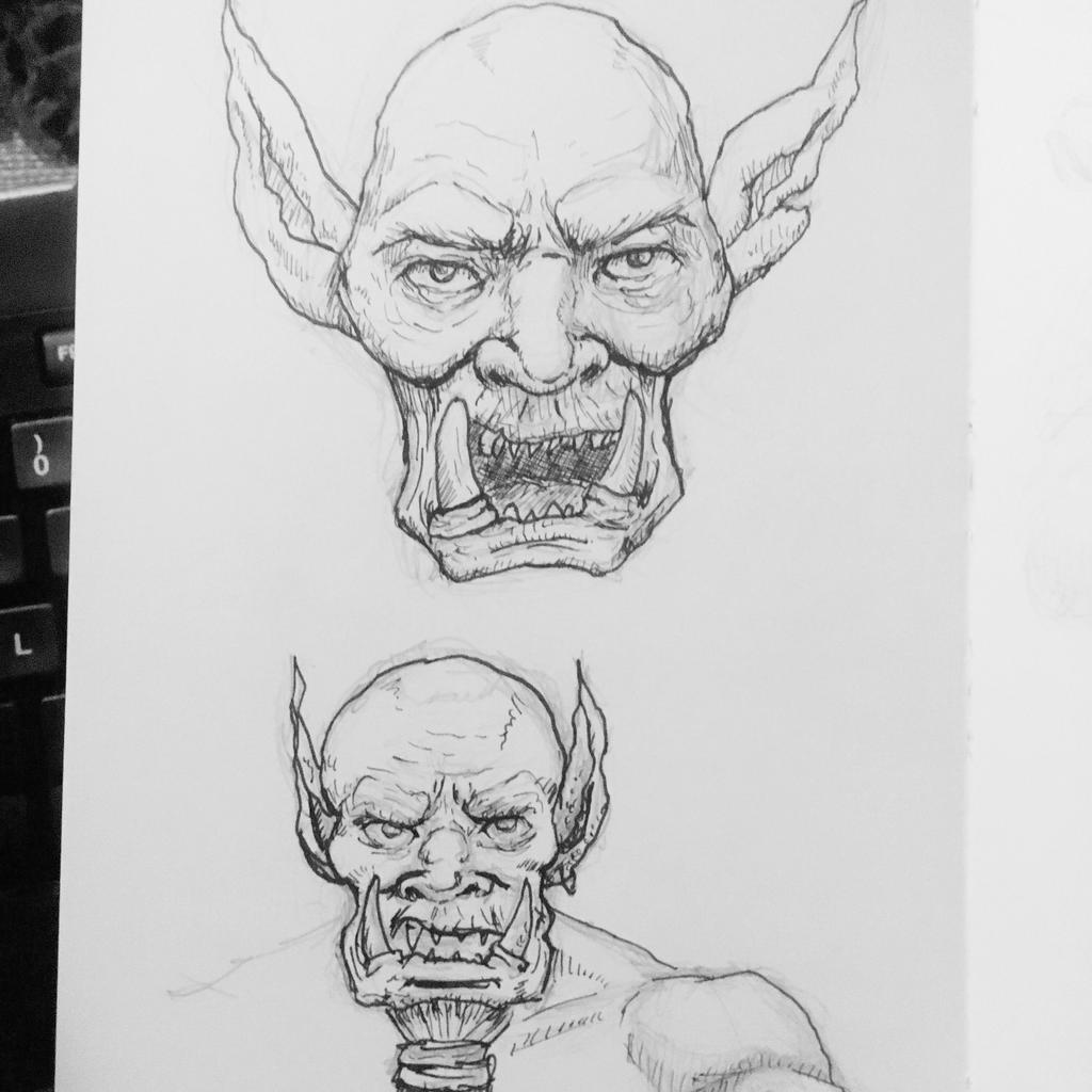 Random Orc Random Orc Heads by BigAlien on DeviantArt