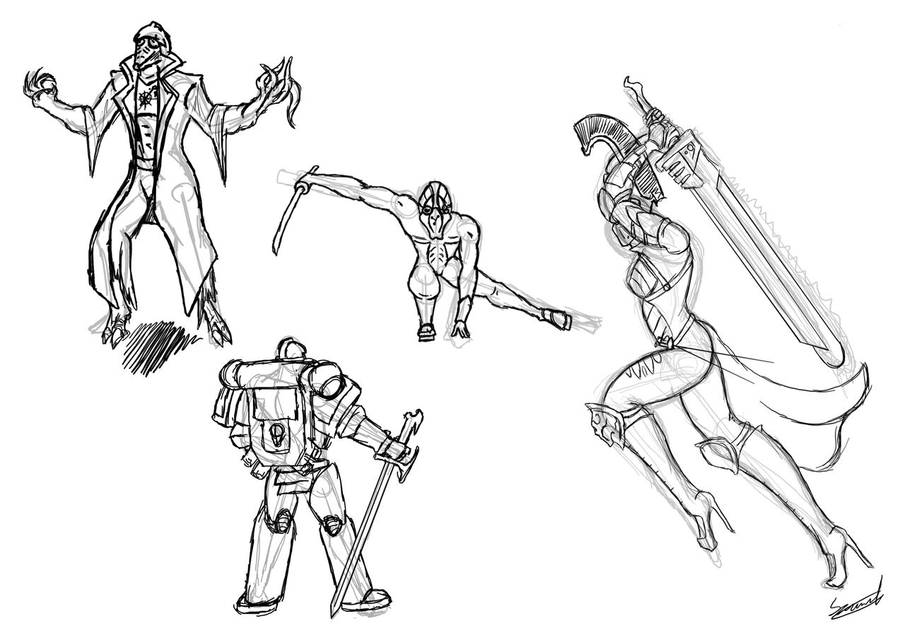 Random Stances Reference Random Poses by Altantean on DeviantArt