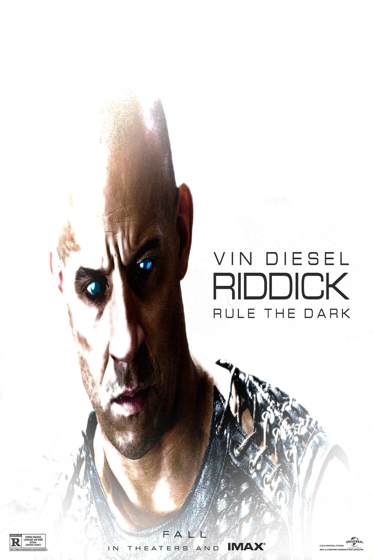 Riddick White poster by CharlesDiAngelo on DeviantArt