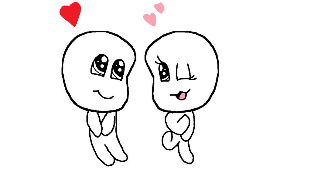 Chibi Cute Couple Base by KatieGirlsForever on DeviantArt