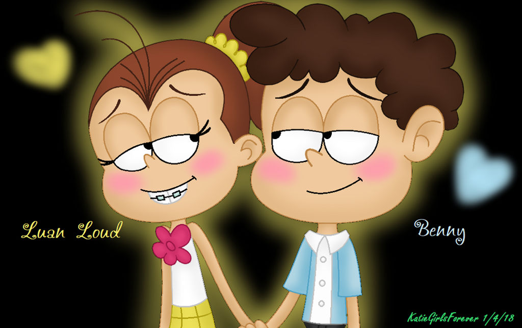 VDay 2018 Pic (Day2a)  Luan Loud and Benny by KatieGirlsForever on DeviantArt