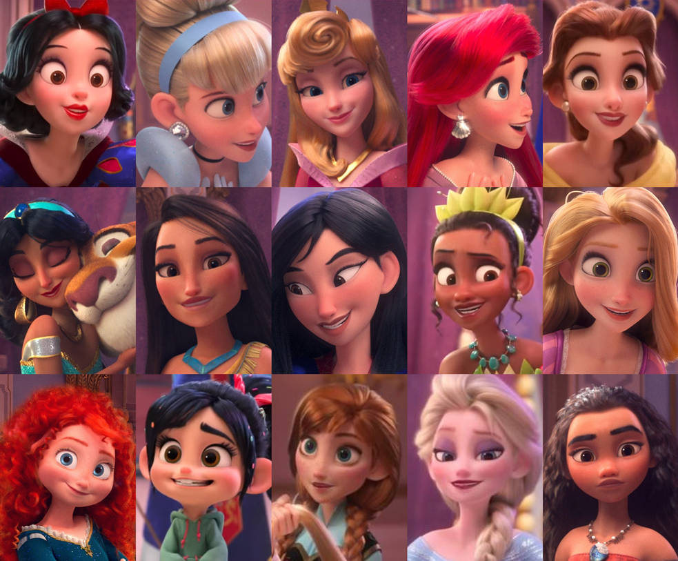 All Disney Princesses In The W-I-R 2 Trailer by ...