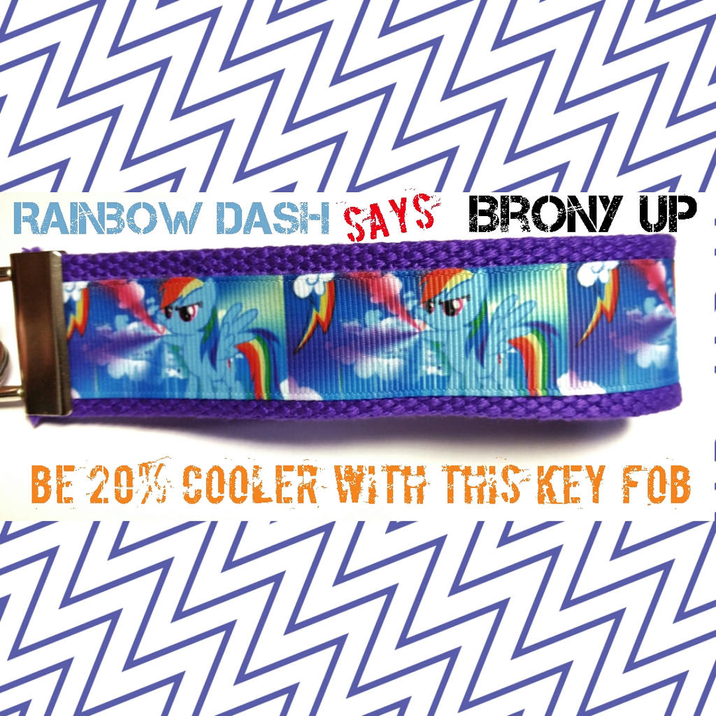 MLP Rainbow Dash Keyfob