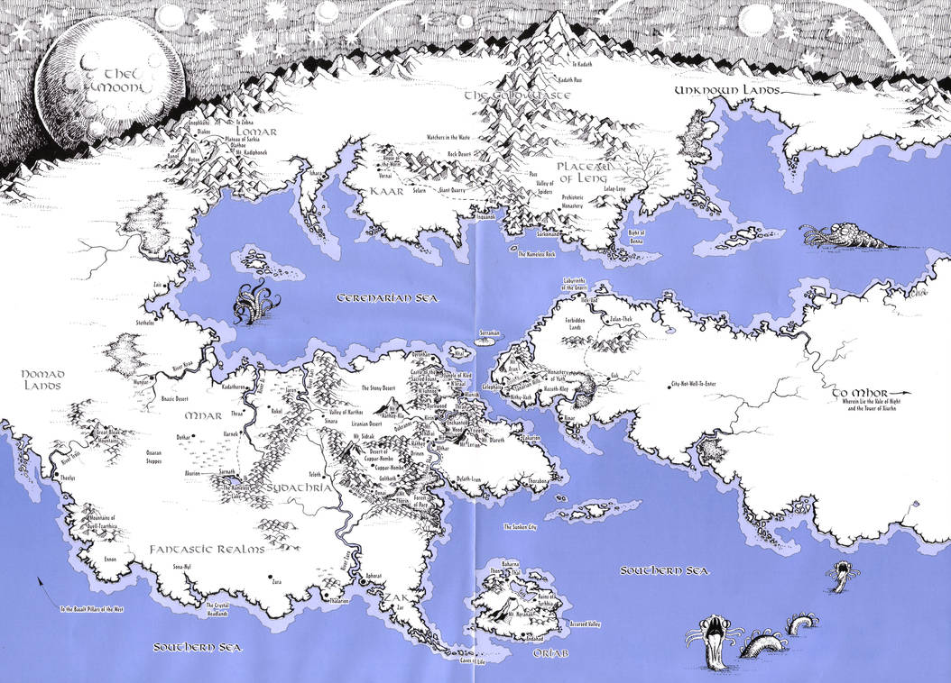 Dreamlands Map by Danial79
