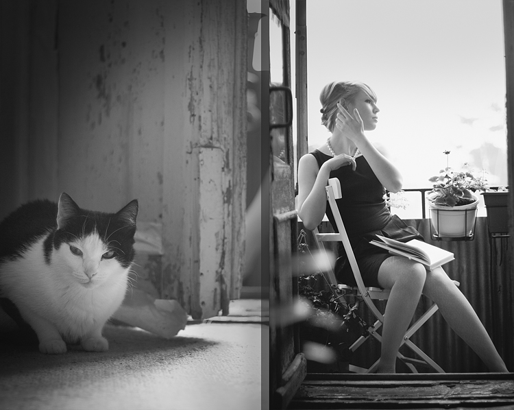 she and her cat