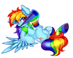 Dashie and her socks by Mite-Lime