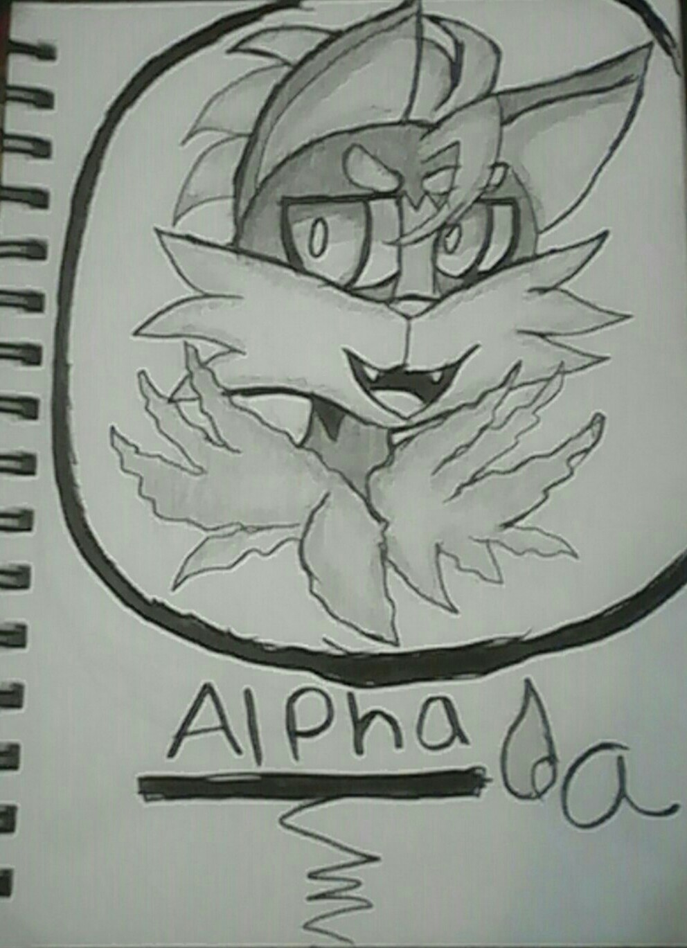 Alpha Drawuing Alpha sketch by legendarysilrox101 on DeviantArt