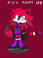 Red Fox Sonic OC adopt for 15 by legendarysilrox101