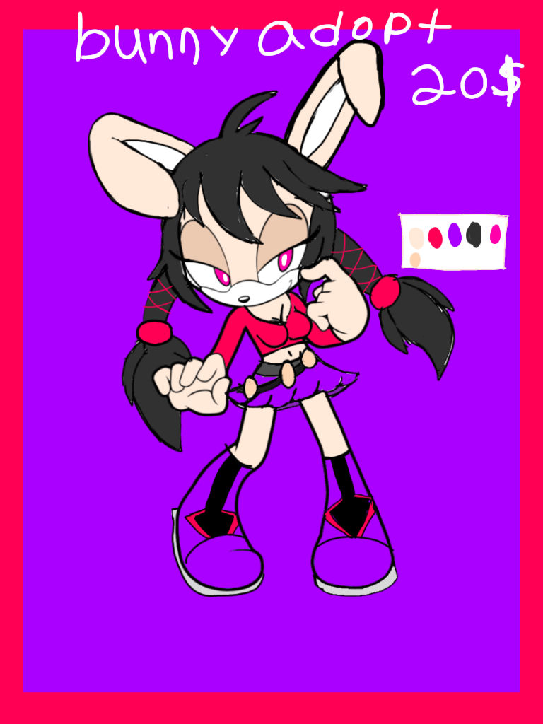 Sonic Oc Base Rabbit Sonic oc adopt bunny 20$ (open) by legendarysilrox101 on DeviantArt