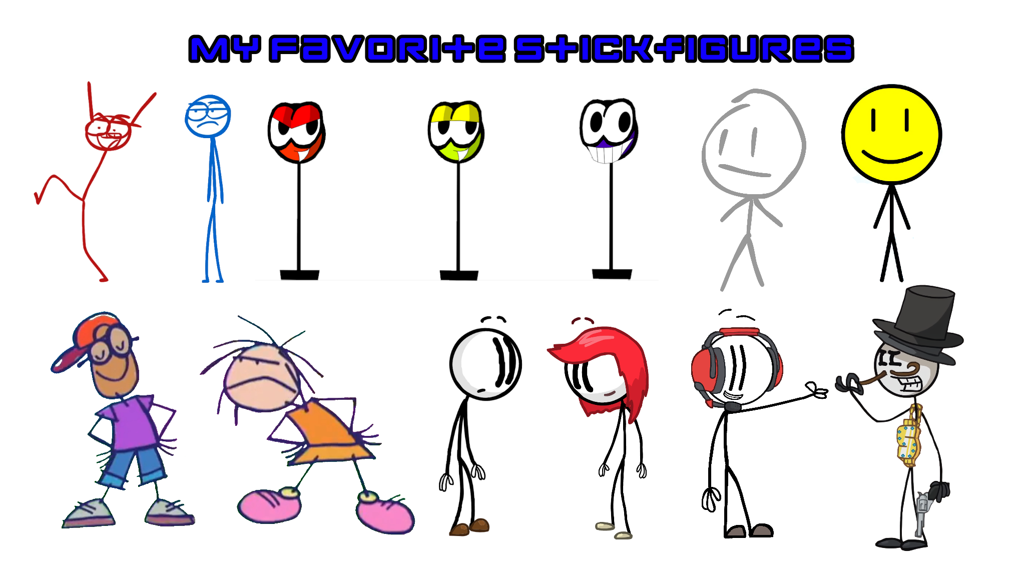 My Favorite Stickfigures by AlfonzFG on DeviantArt
