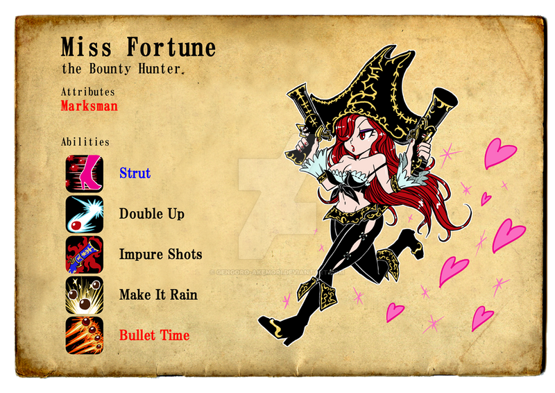 [League Of Legends] Miss Fortune (Deformake)