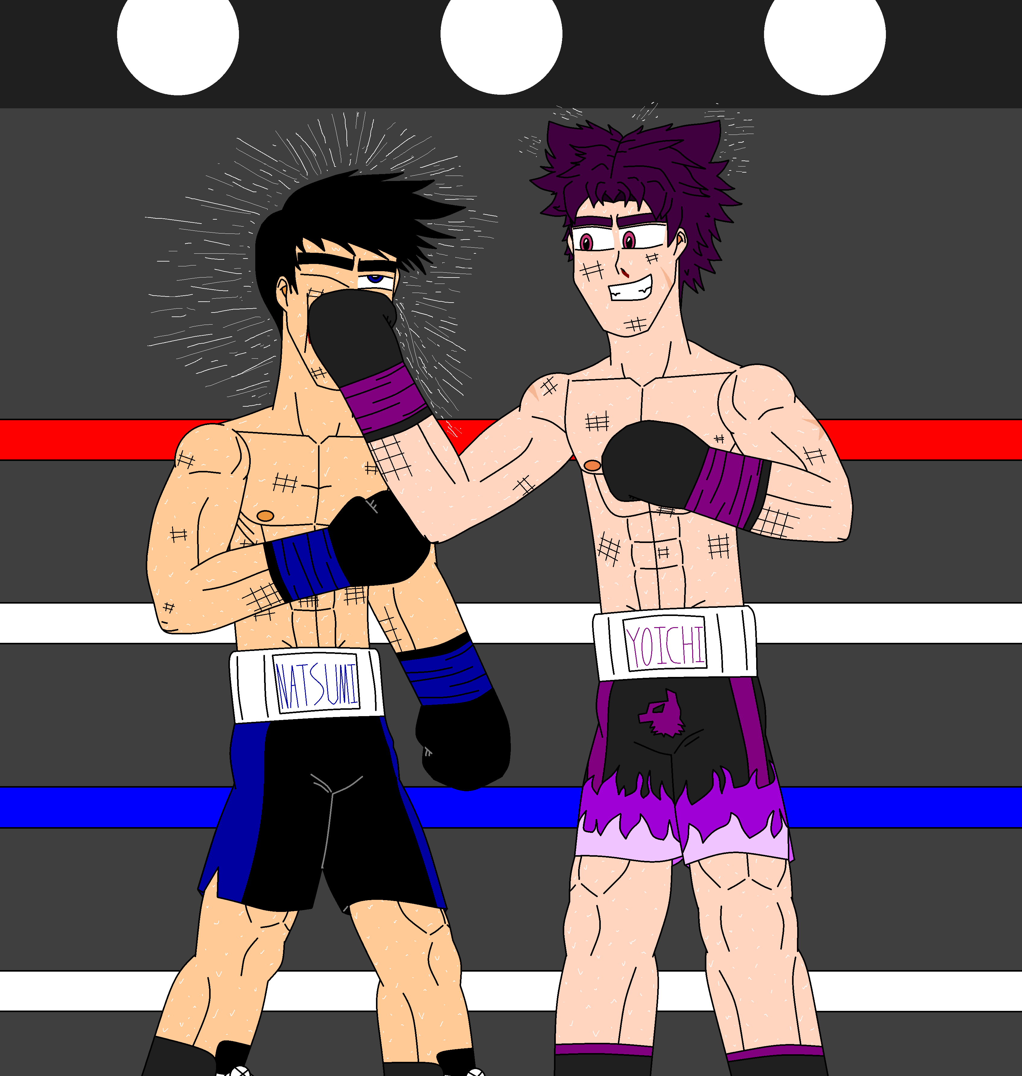 ippo makunouchi sparring con Ricardo Martinez by esechicobenja on DeviantArt