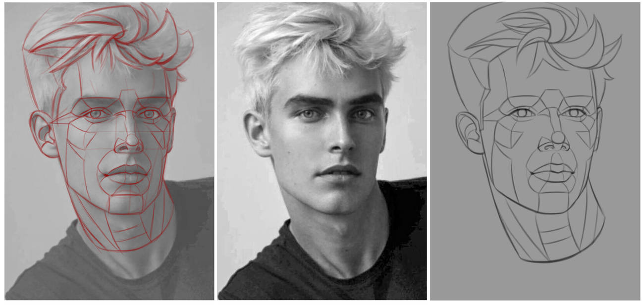 Construction of the face VII by vanessarehm on DeviantArt