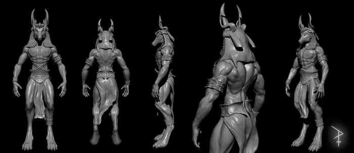 Anubis 3d model