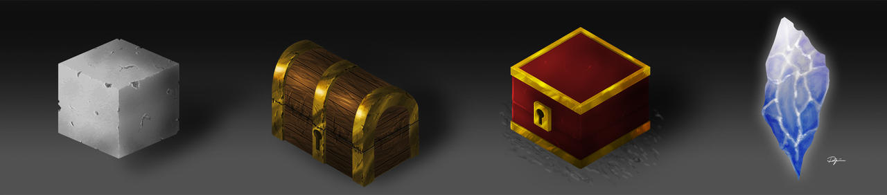 Game Concept Art - Objects 01 by sahinduezguen on DeviantArt