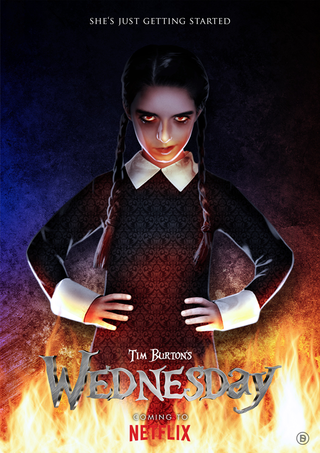 Tim Burton's WEDNESDAY by sahinduezguen on DeviantArt