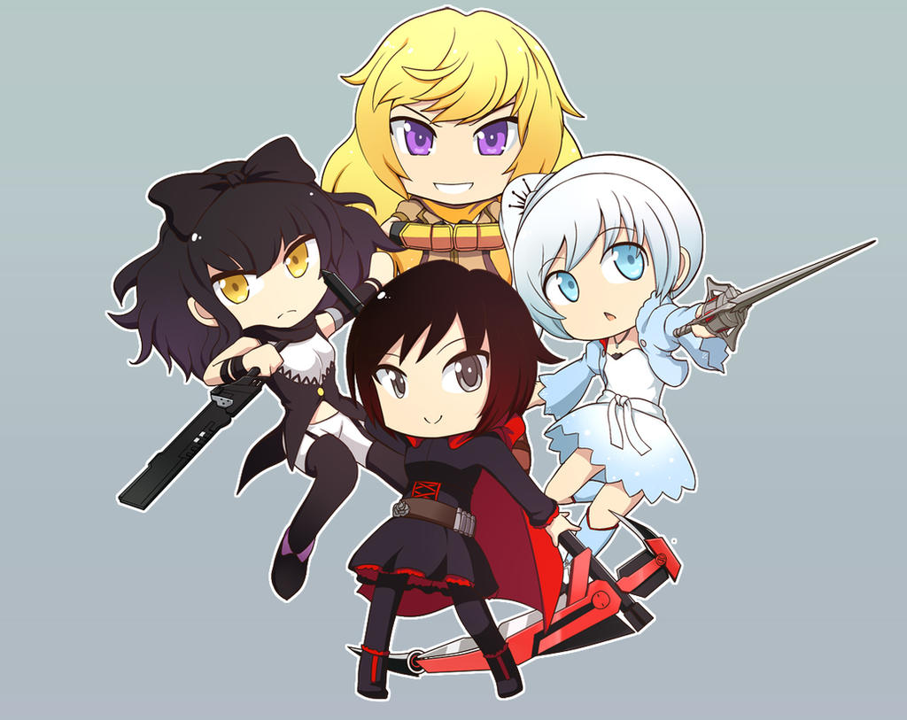 RWBY chibi by Rouzille on DeviantArt