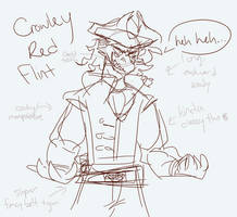 Crowley 'Red' Flint Concept Design + Bio