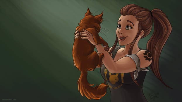 Brigitte and Whiskers