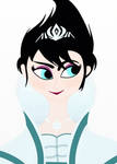 Evil Elsa Coloured by DragonTreble