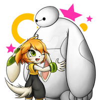 Milla and Baymax