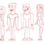 Total Drama Adult Canon Characters #3 (Sketch)