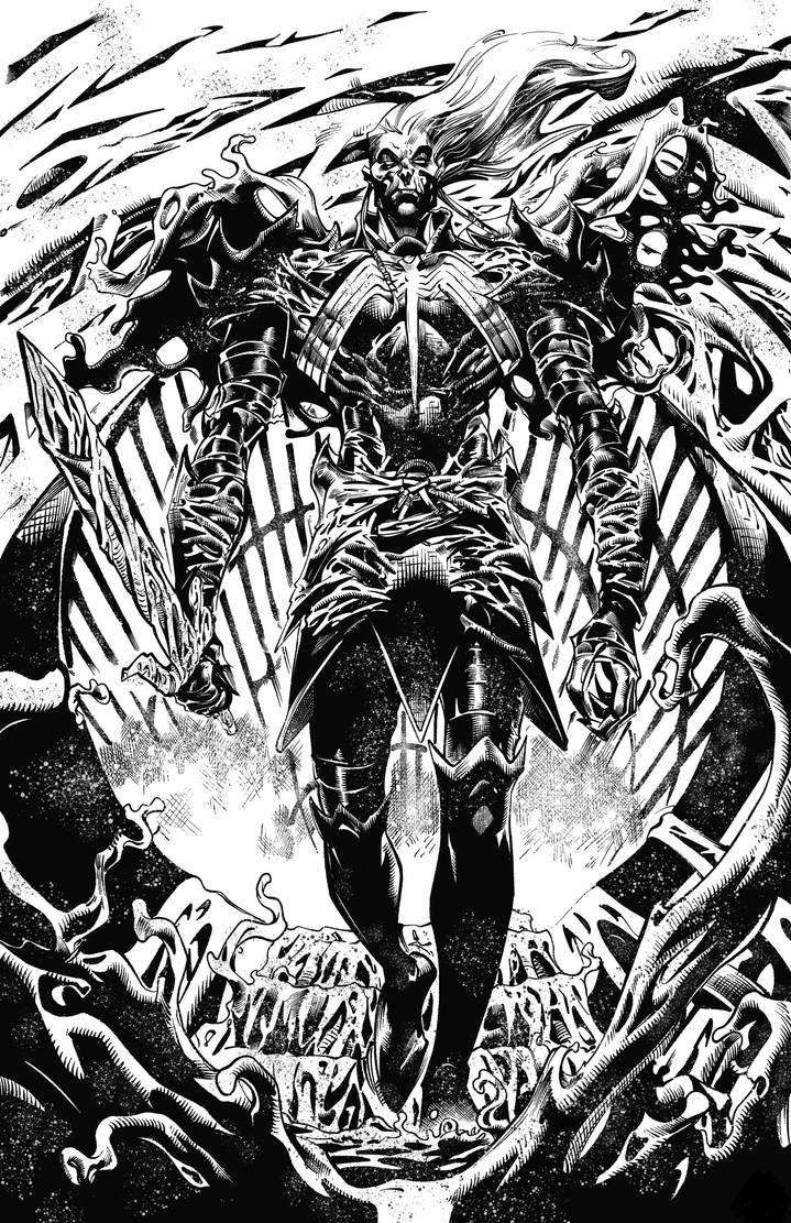 King in Black inking sample by SeaborneInk on DeviantArt