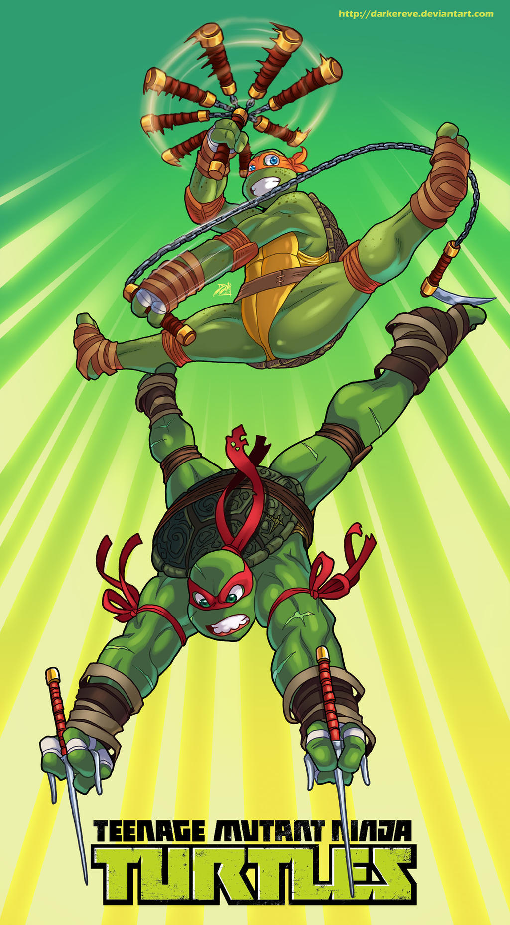 Half Evil Shell Heroes in a Half Shell by DarkerEve on DeviantArt