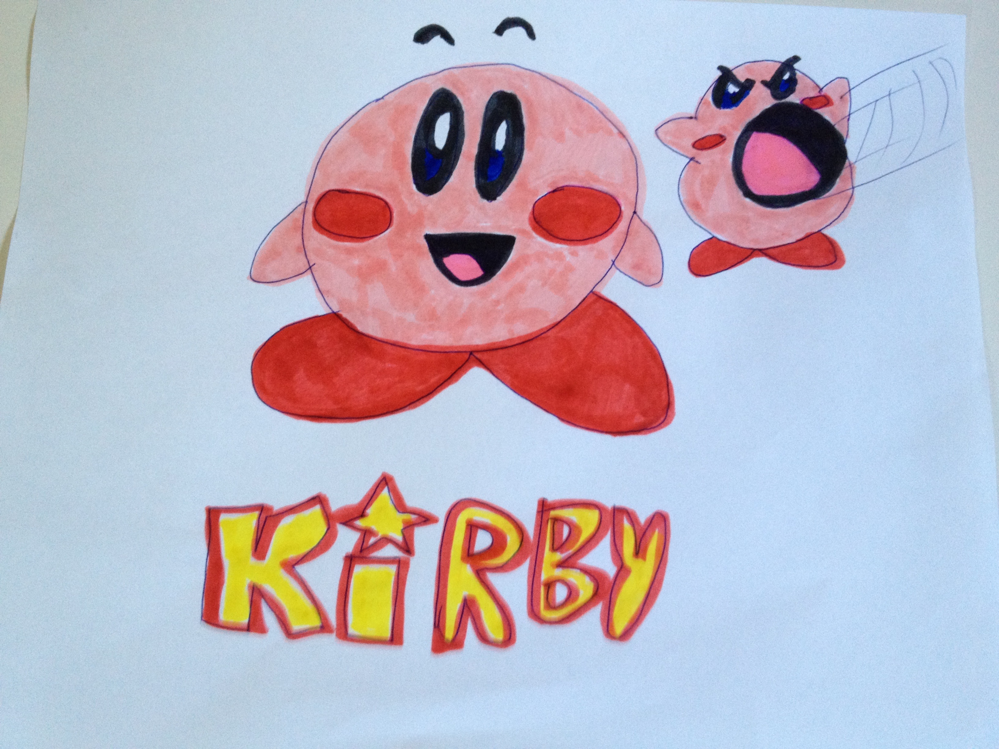 Kirby sketch fanart