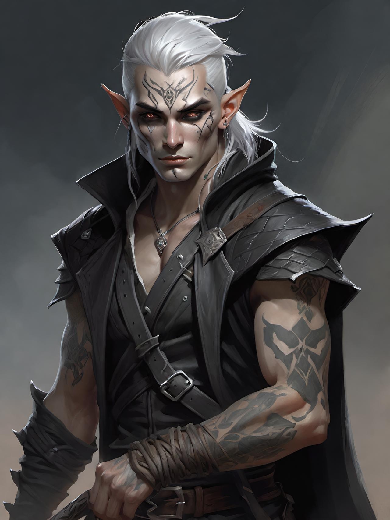 DnD Shadar-Kai Elf by SgtPhysh on DeviantArt