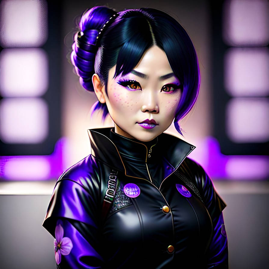 Asian Female Cyberpunk Netrunner by SgtPhysh on DeviantArt