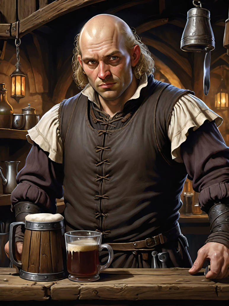Arik the Barkeep by SgtPhysh on DeviantArt