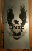 UNSC Metal Plaque