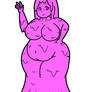 Fat slime woman