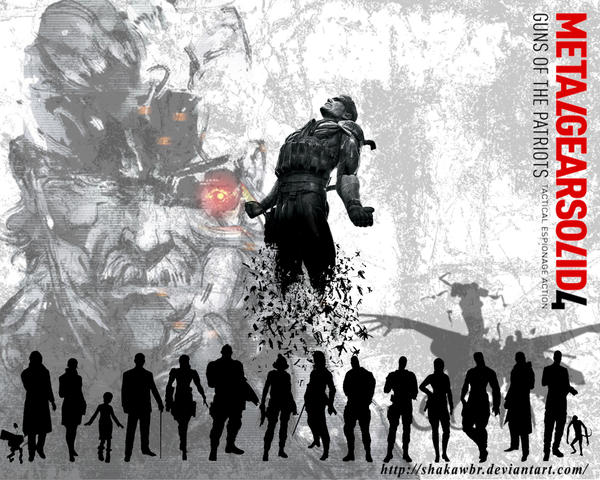 Metal Gear Solid 4 Wallpaper By Shakawbr On Deviantart