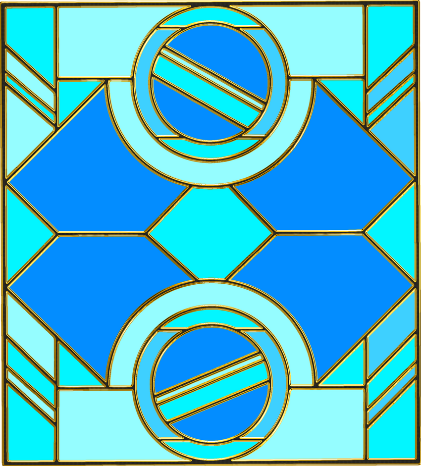 Art Deco Stained Glass Pattern Book Art Deco Stained Glass Pattern Book