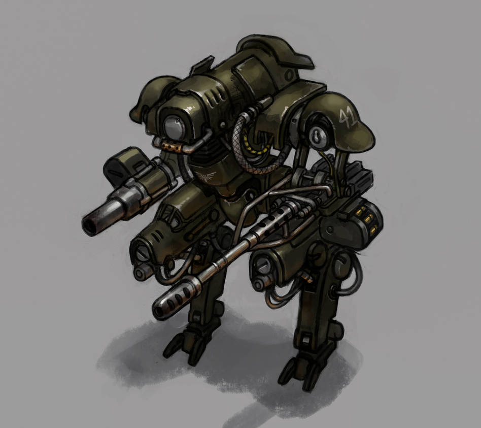 Admech Mech by le-parpusin on DeviantArt