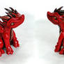 Deluxe Dice Dragon: Red Glitter and Bronze (#2)