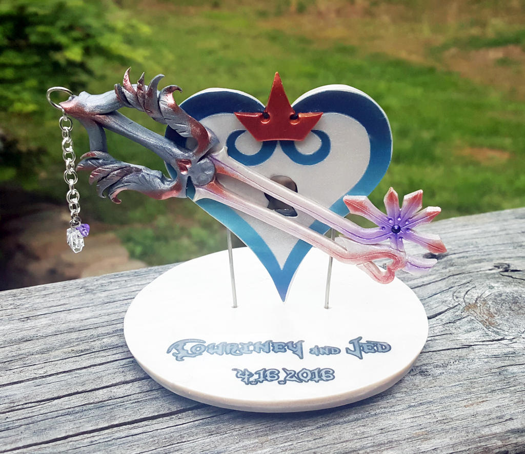 Kingdom Hearts Wedding Cake Topper