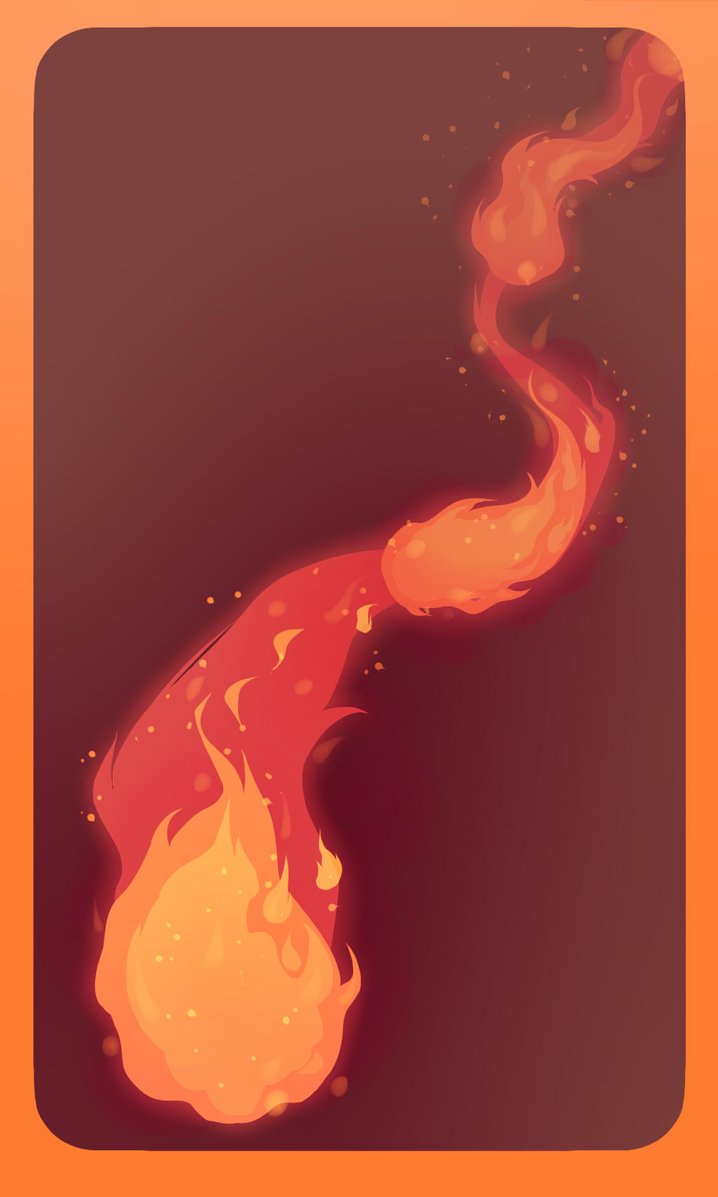 DnD 5e Spellcard Produce flame by LazySelkie on DeviantArt