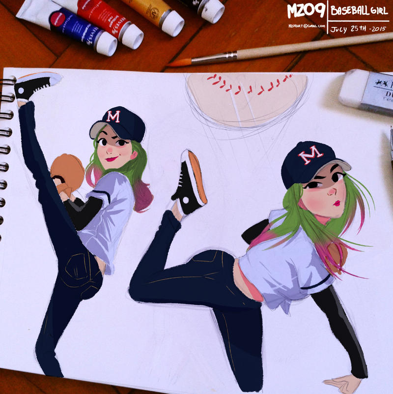 Baseball Girl by MZ09