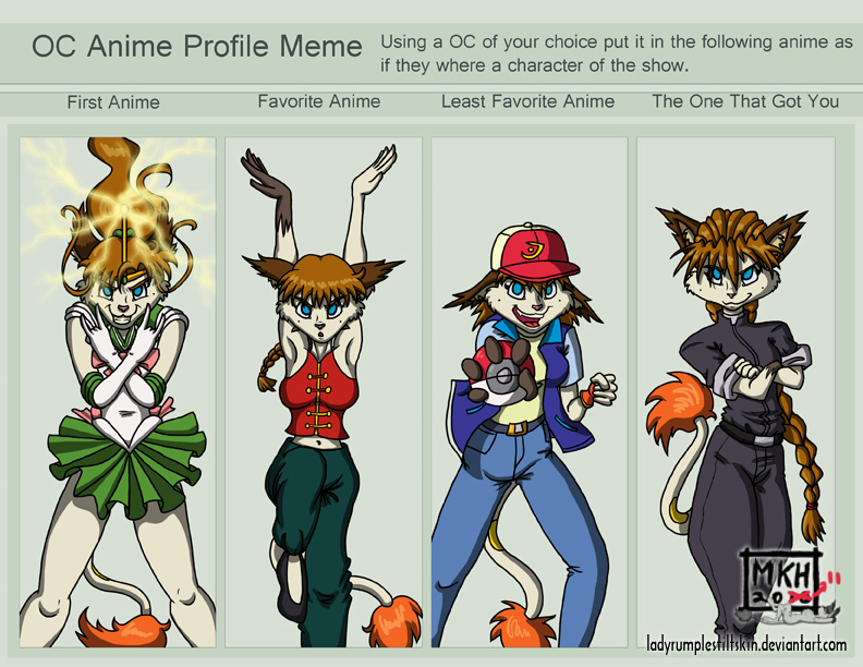 OC Anime Profile Meme