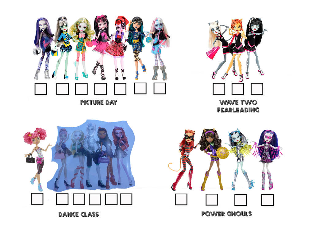 Monster High Checklist.pdf New Monster High Visual Checklist Page 6 by BackinDrac on DeviantArt