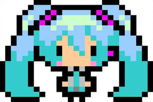 Hatsune Miku in 8-Bits