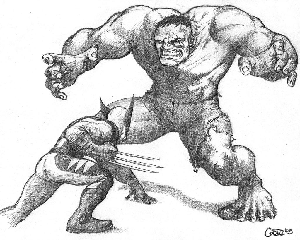 Wolverine VS Hulk 2005