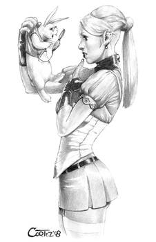 Alice and the White Rabbit