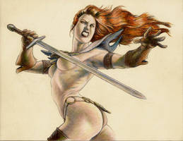 Red Sonja 3c Unfinished